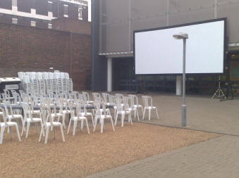 cinema screen hire