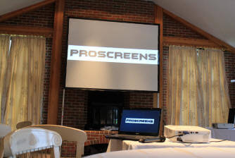 projector and screen hire london