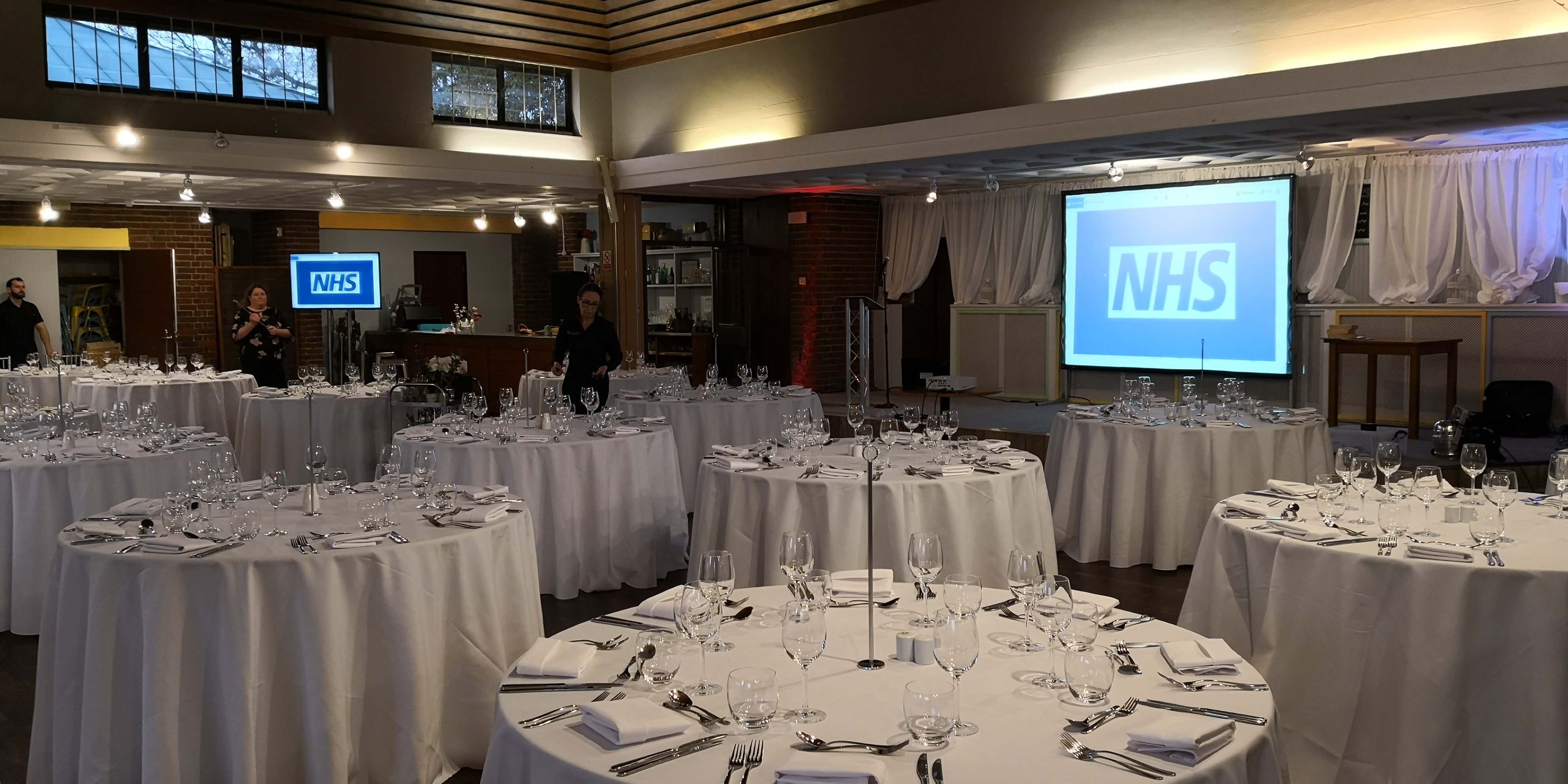 Audio visual hire for the NHS in Guildford