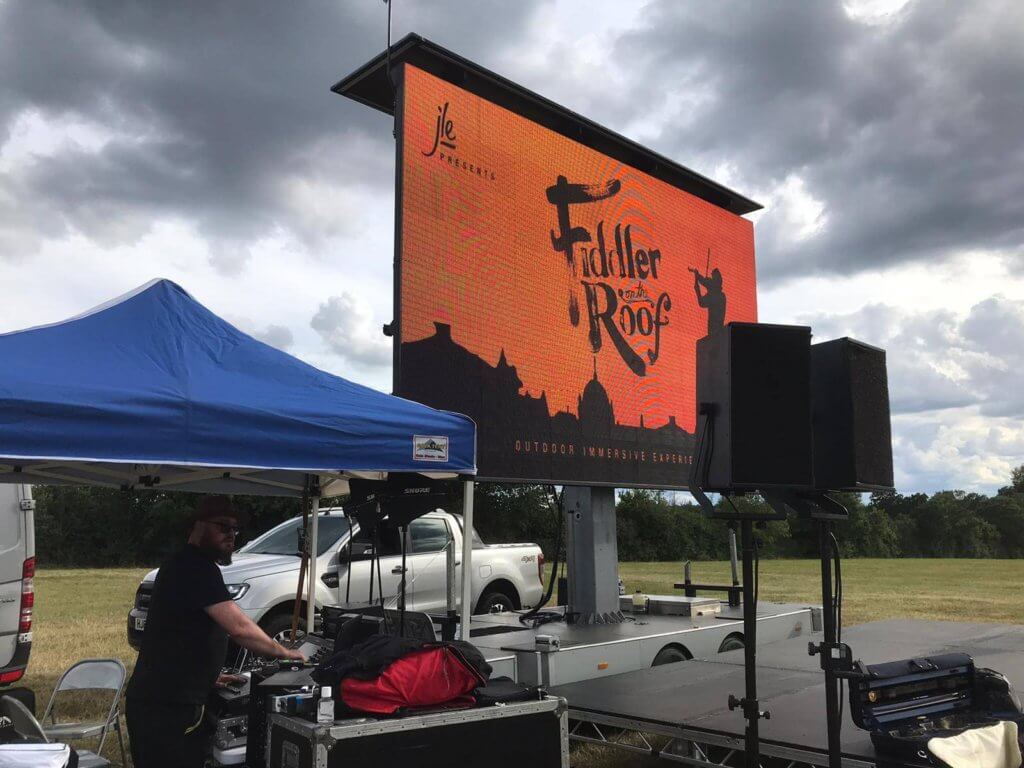 outside Screen and Stage Hire